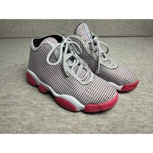 Nike Girls Air Jordan Horizon 819849-019 Gray Basketball Sneakers Size 11C
